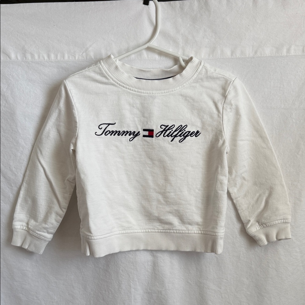 Tommy Hilfiger Kids Classic White Sweatshirt